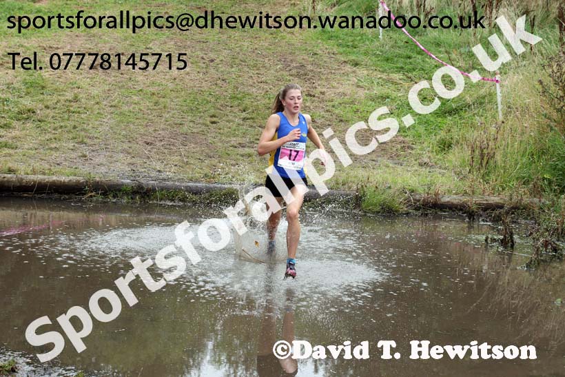 Womens under-17s and 20s, Start Fitness North Eastern Harrier League, Tanfield, County Durham. Photo: David T. Hewitson/Sports for All Pics